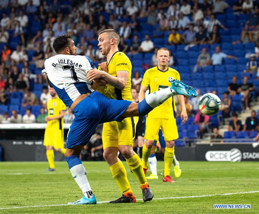 (SP)SPAIN-BARCELONA-SOCCER-EUROPA LEAGUE QUALIFIER-ESPANYOL VS STJARNAN