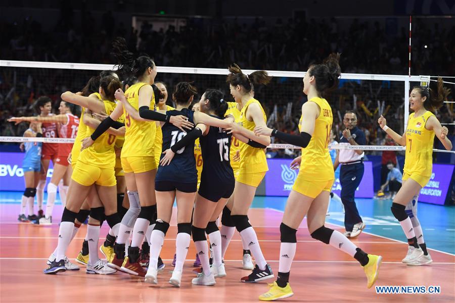 (SP)CHINA-NINGBO-FIVB-TOKYO VOLLEYBALL QUALIFICATION-CHINA-TURKEY(CN)