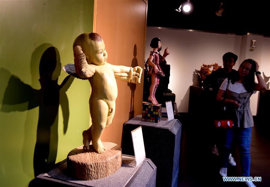 CHINA-TAIWAN-WOOD CARVING EXHIBITION(CN)