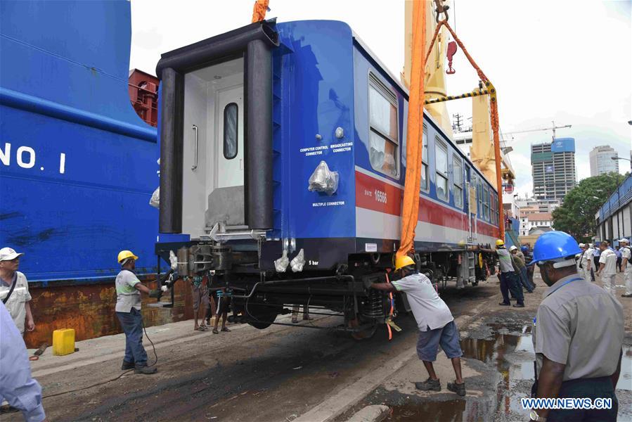 SRI LANKA-COLOMBO-RAILWAY-CHINESE TRAIN-IMPORT