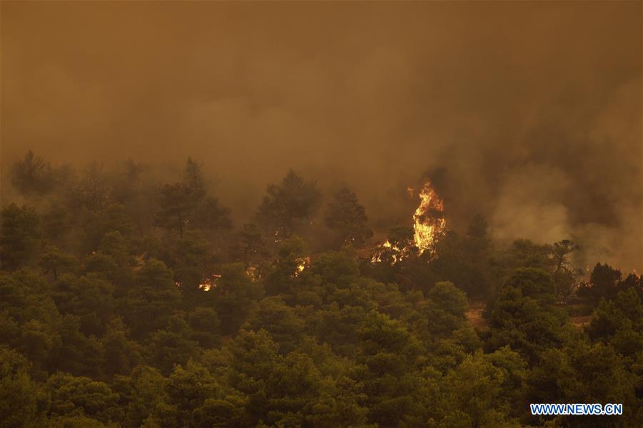 GREECE-EVIA ISLAND-WILDFIRE