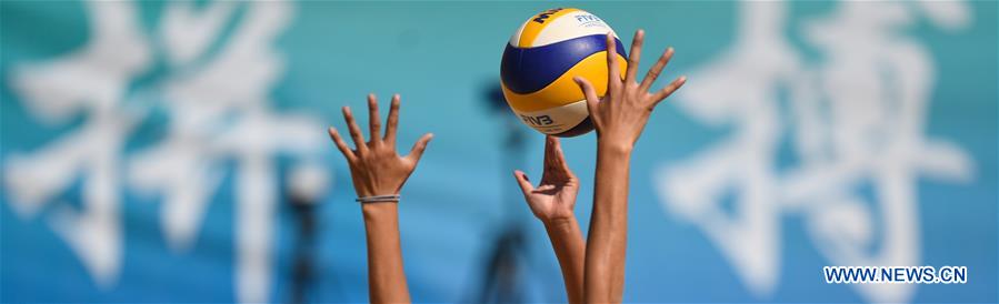 (SP)CHINA-TAIYUAN-2ND YOUTH GAMES-BEACH VOLLEYBALL (CN)