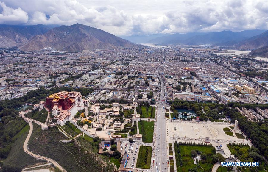 (InTibet)CHINA-TIBET-LHASA-AERIAL VIEW (CN)