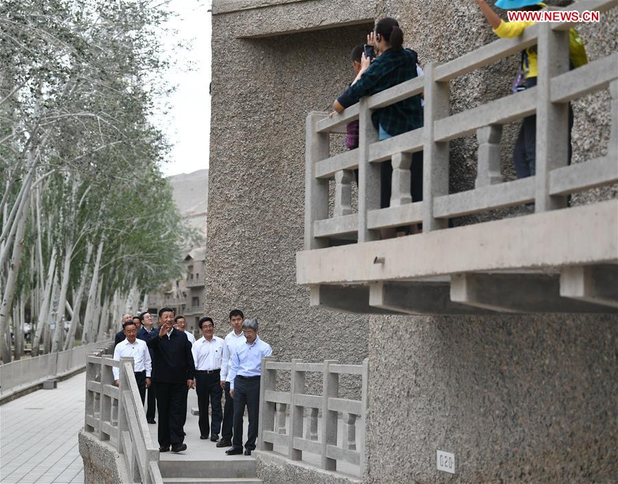 CHINA-GANSU-XI JINPING-INSPECTION (CN)