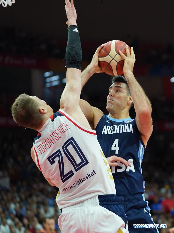 (SP)CHINA-WUHAN-BASKETBALL-FIBA WORLD CUP-GROUP B- RUSSIA VS ARGENTINA(CN)