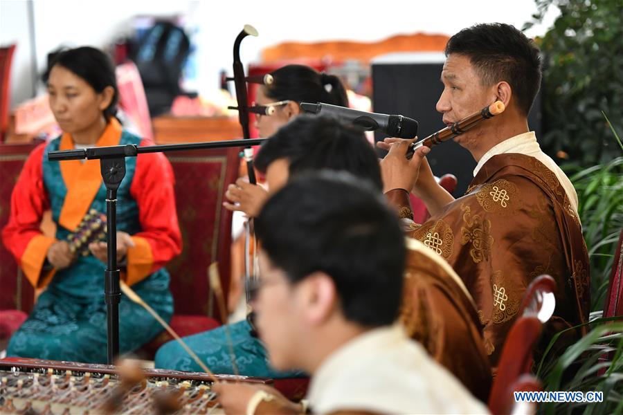 CHINA-TIBET-LHASA-VISUALLY IMPAIRED MUSICIANS-NURSING HOME (CN)