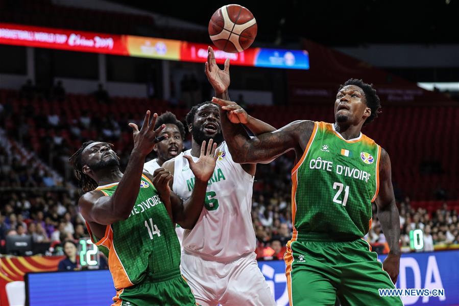 (SP)CHINA-GUANGZHOU-BASKETBALL-FIBA WORLD CUP-GROUP M-NGA VS CIV(CN)