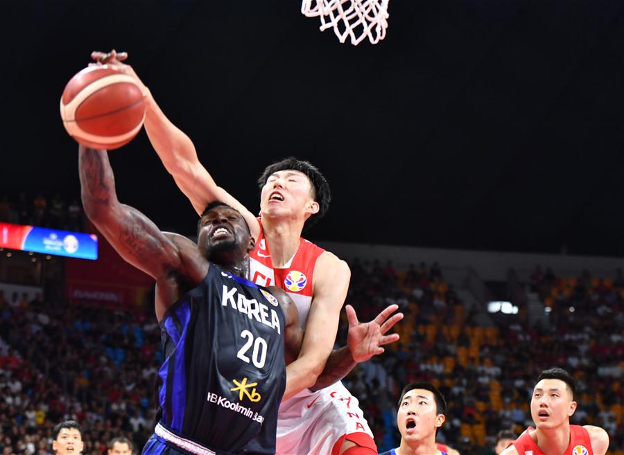 (SP)CHINA-GUANGZHOU-BASKETBALL-FIBA WORLD CUP-GROUP M-CHN VS KOR(CN)