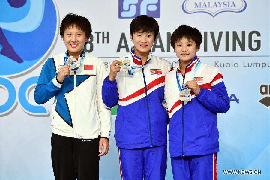 (SP)MALAYSIA-KUALA LUMPUR-8TH ASIAN DIVING CUP-WOMEN'S 10M PLATFRORM 