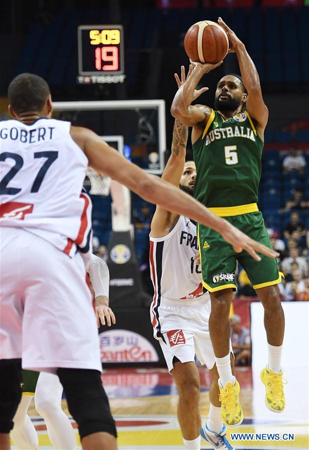 (SP)CHINA-NANJING-BASKETBALL-FIBA WORLD CUP-GROUP L-FRA VS AUS(CN)