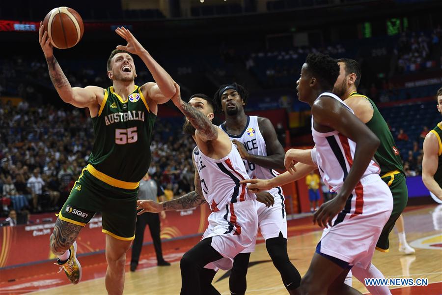 (SP)CHINA-NANJING-BASKETBALL-FIBA WORLD CUP-GROUP L-FRA VS AUS(CN)