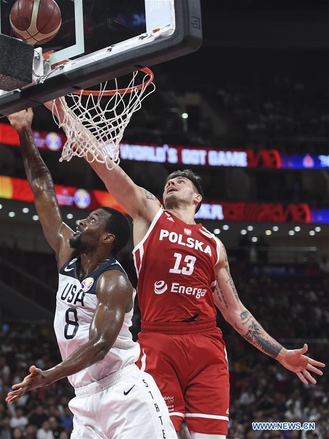 (SP)CHINA-BEIJING-BASKETBALL-FIBA WORLD CUP-USA VS POL(CN)