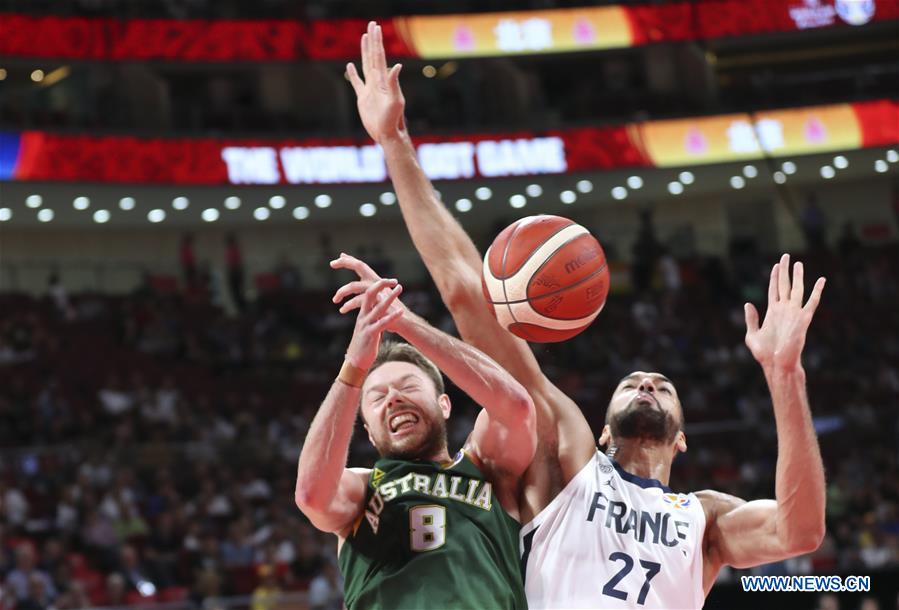 (SP)CHINA-BEIJING-BASKETBALL-FIBA WORLD CUP-FRA VS AUS