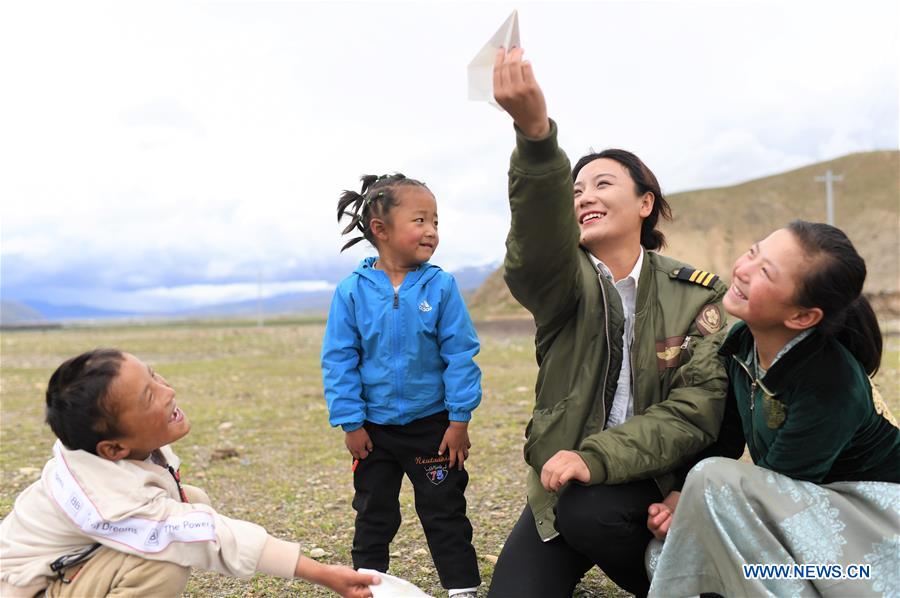 (InTibet)CHINA-TIBET-FEMALE PILOT (CN)