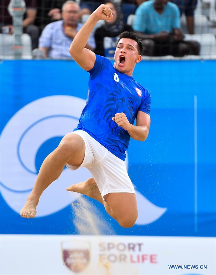 (SP)QATAR-DOHA-WORLD BEACH GAMES-MEN'S BEACH SOCCER