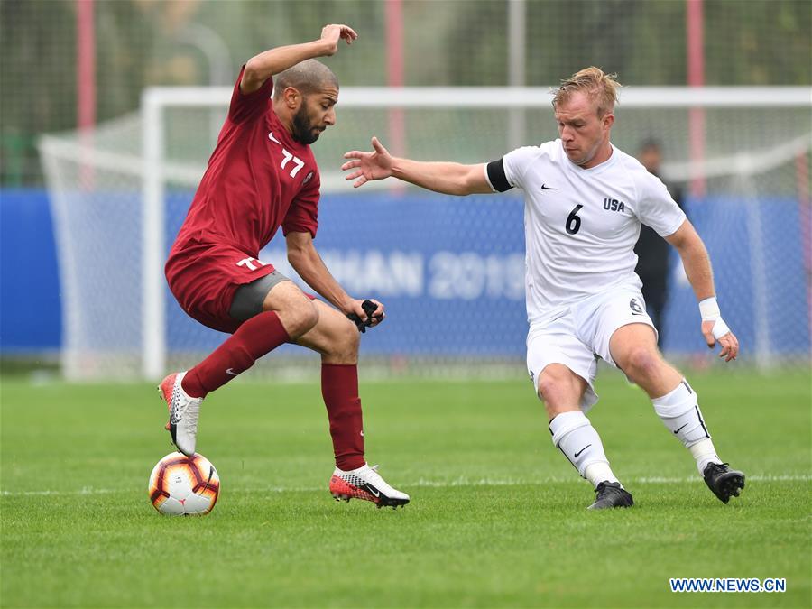 (SP)CHINA-WUHAN-7TH MILITARY WORLD GAMES-FOOTBALL