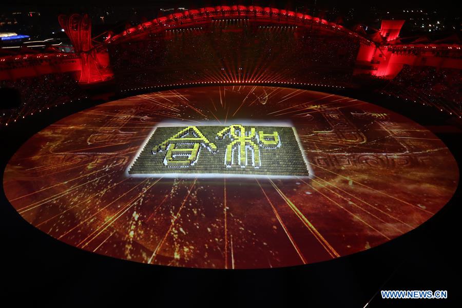 (SP)CHINA-WUHAN-7TH MILITARY WORLD GAMES-OPENING CEREMONY