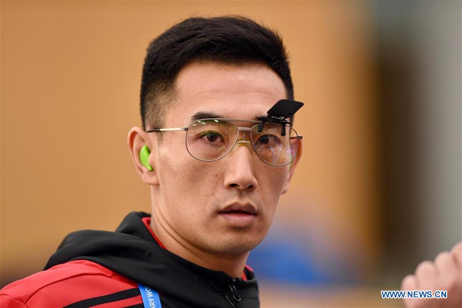 (SP)CHINA-WUHAN-7TH MILITARY WORLD GAMES-SHOOTING-MEN'S 25M MILITARY RAPID FIRE PISTOL-TEAM