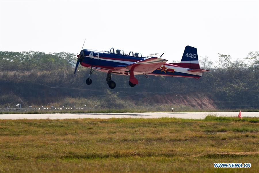 (SP)CHINA-WUHAN-7TH MILITARY WORLD GAMES-AERONAUTICAL PENTATHLON-FLYING CONTEST