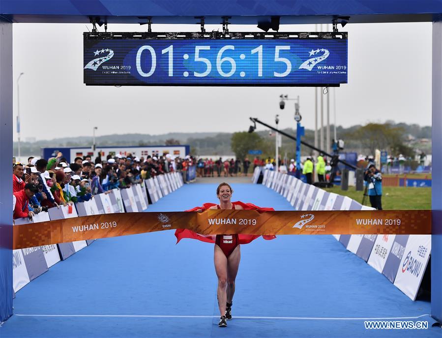 (SP)CHINA-WUHAN-7TH MILITARY WORLD GAMES-TRIATHLON