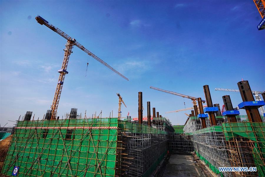 CHINA-HEBEI-INTER-CITY RAILWAY-XIONGAN STATION-CONSTRUCTION (CN)