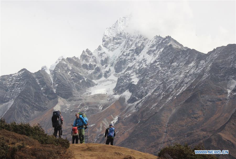 NEPAL-NAMCHE BAZAR-TOURISM