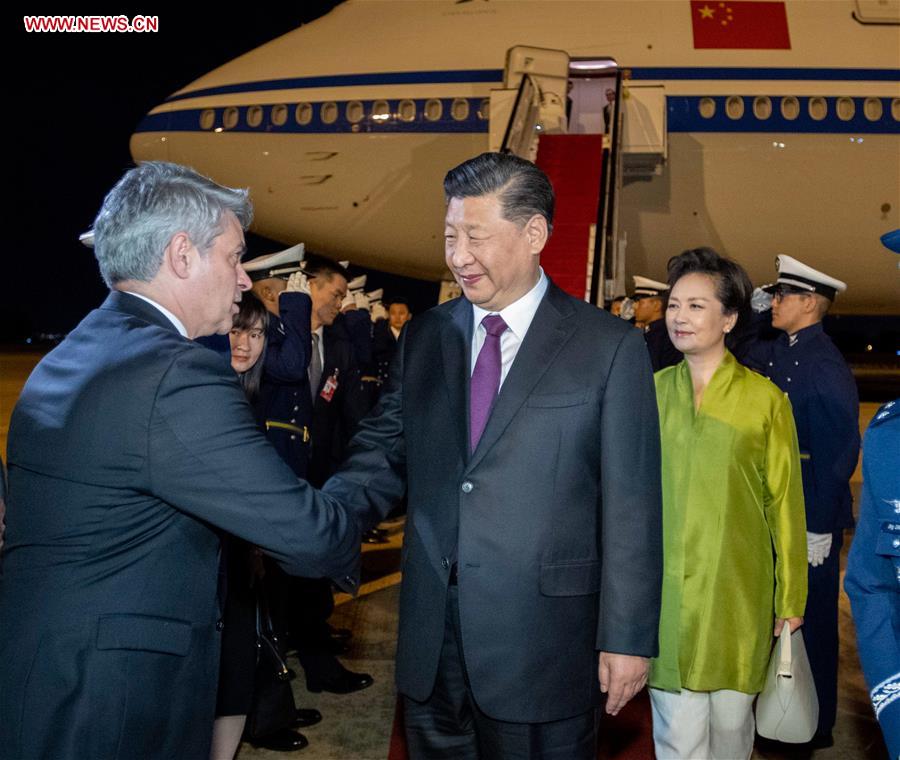 BRAZIL-BRASILIA-XI JINPING-ARRIVAL