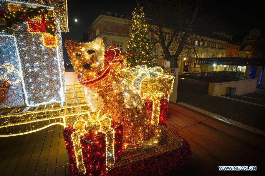 POLAND-WARSAW-CHRISTMAS LIGHTS