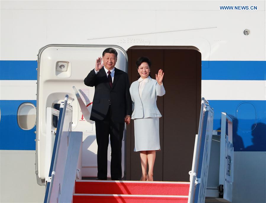 CHINA-MACAO-XI JINPING-ARRIVAL (CN)