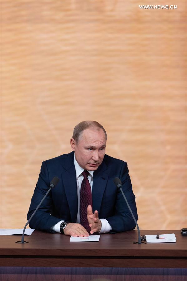 RUSSIA-MOSCOW-PUTIN-PRESS CONFERENCE