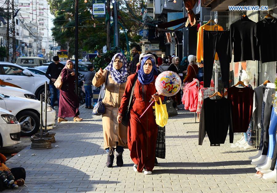 MIDEAST-GAZA-NEW YEAR