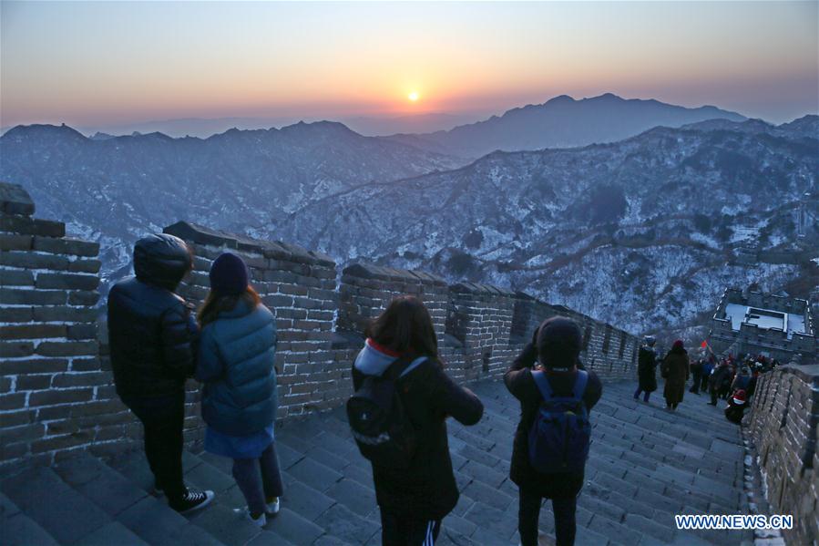 CHINA-BEIJING-GREAT WALL-NEW YEAR-CELEBRATION (CN)