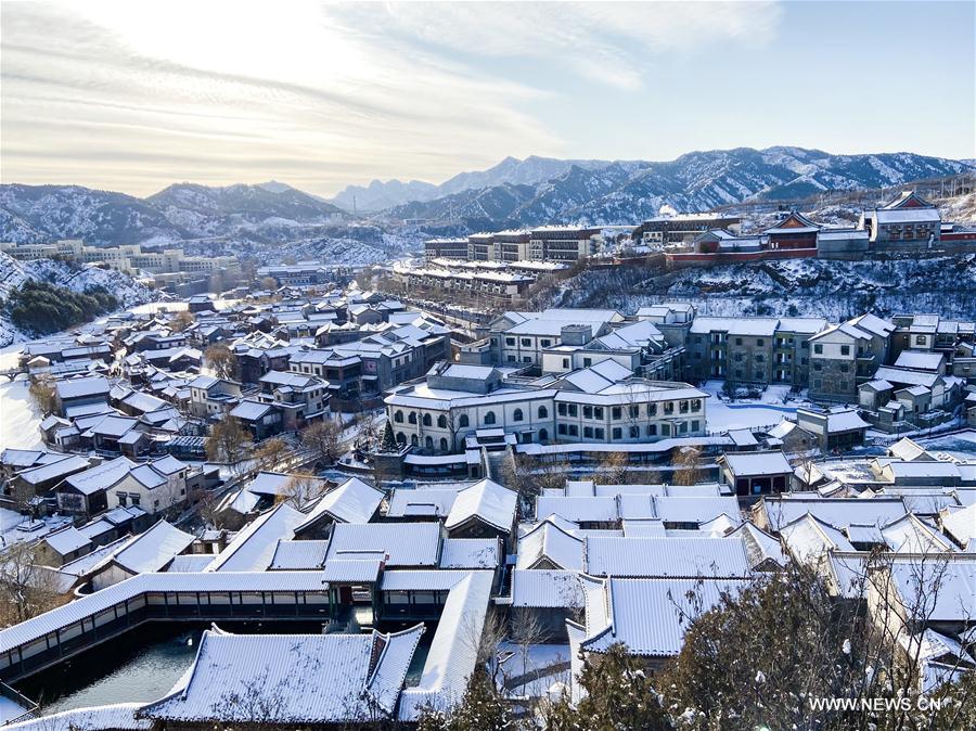 (BeijingCandid)CHINA-BEIJING-WINTER-GUBEI WATER TOWN (CN)