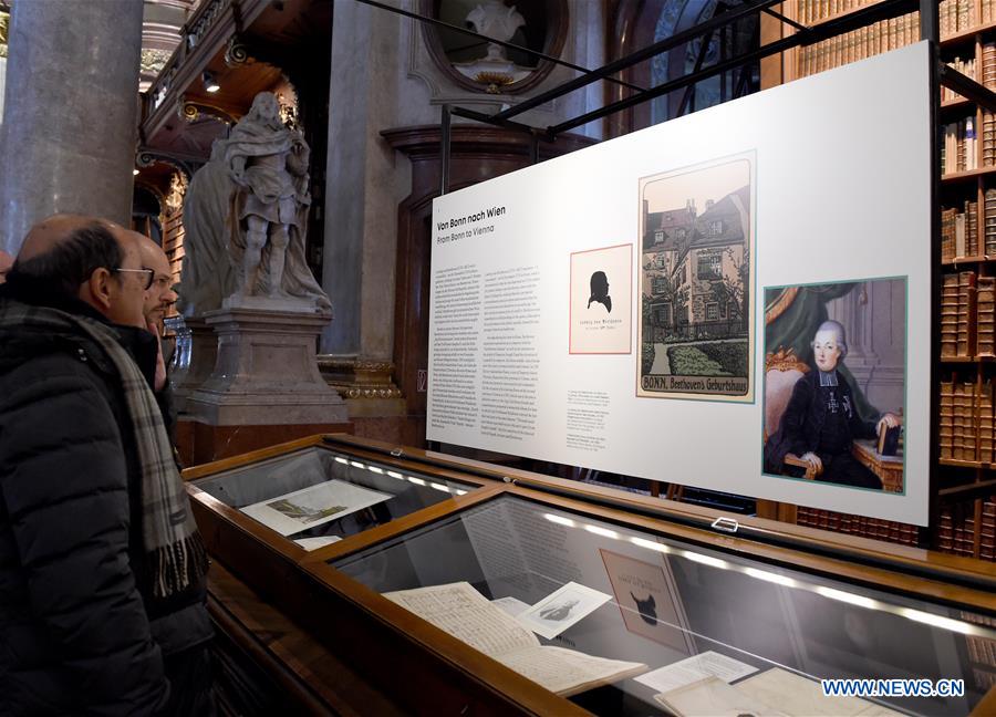 AUSTRIA-VIENNA-COMPOSER-BEETHOVEN-EXHIBITION