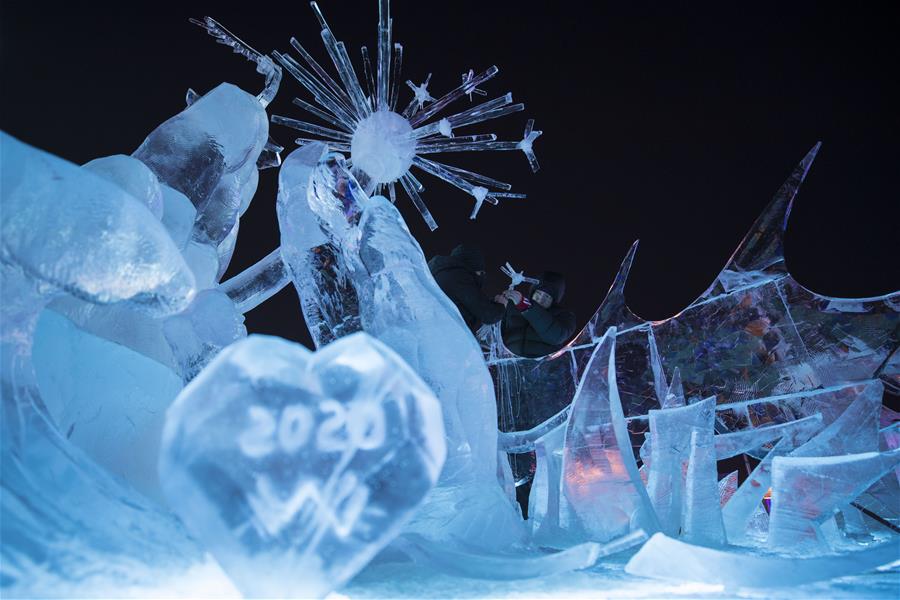 CHINA-HEILONGJIANG-HARBIN-ICE SCULPTURE-CHAMPIONSHIP (CN)