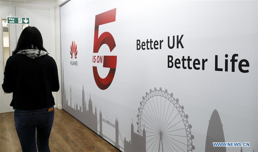 BRITAIN-LONDON-HUAWEI-5G NETWORK