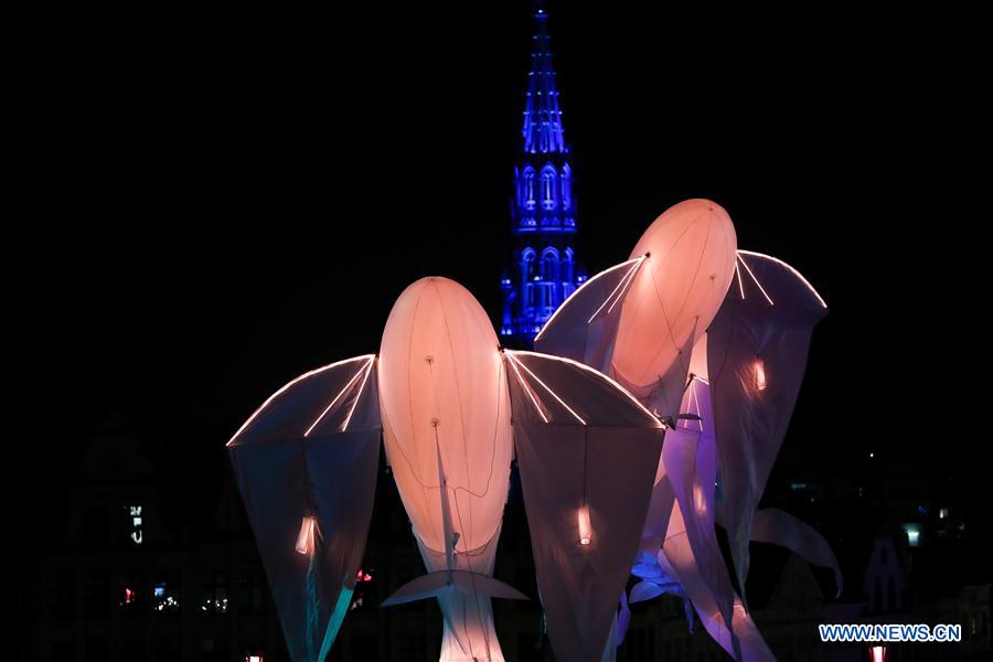 BELGIUM-BRUSSELS-LIGHT FESTIVAL