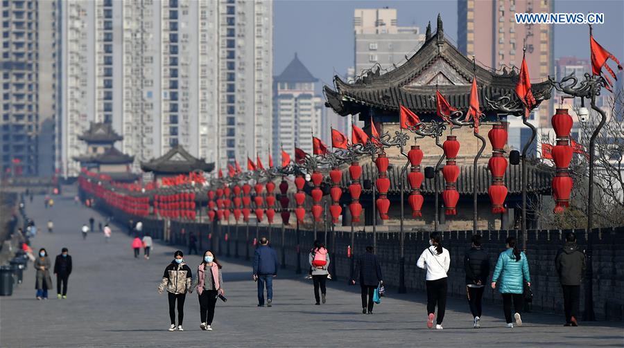 CHINA-SHAANXI-XI'AN-CITY WALL-OPEN (CN)