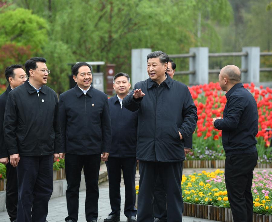 CHINA-ZHEJIANG-ANJI-XI JINPING-INSPECTION (CN)