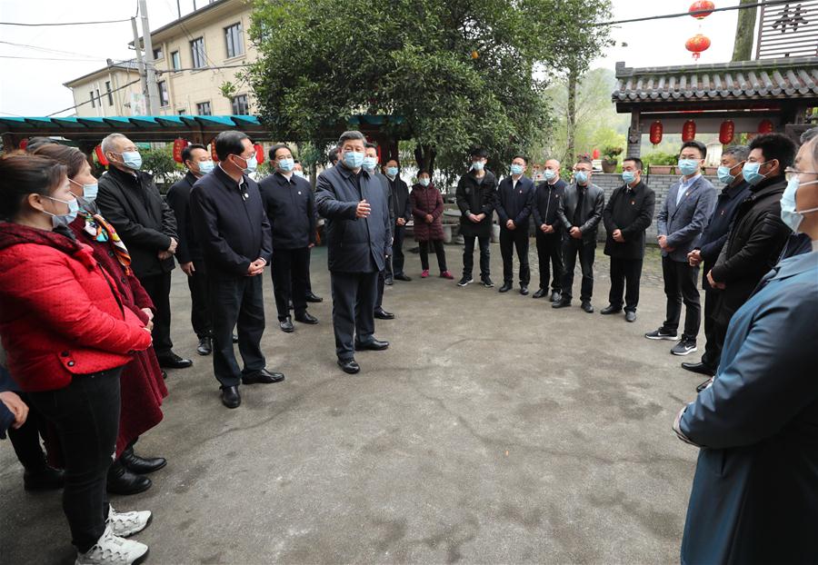 CHINA-ZHEJIANG-ANJI-XI JINPING-INSPECTION (CN)