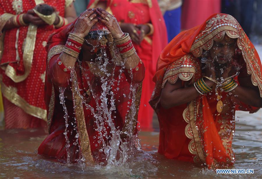 NEPAL-KATHMANDU-CHHATH FESTIVAL