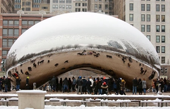 Winter storm hits Chicago, U.S.