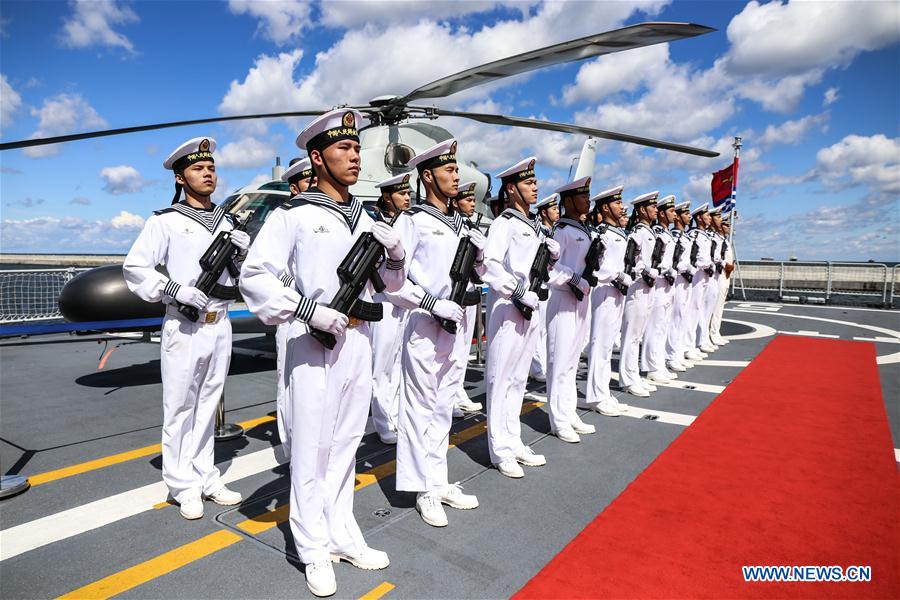 POLAND-GDYNIA PORT-CHINESE FRIGATE "BINZHOU"-VISIT