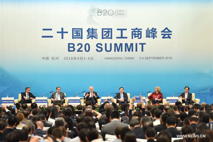 (G20 SUMMIT)CHINA-HANGZHOU-B20-SYMPOSIUM (CN)