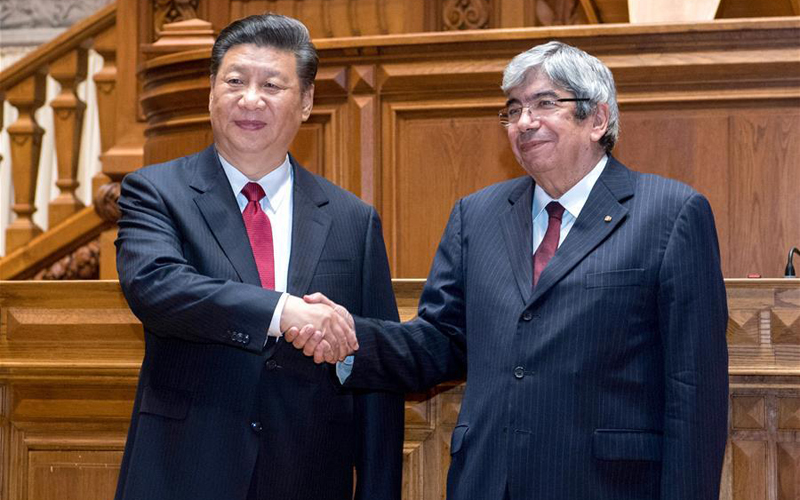 Xi meets president of Portuguese parliament, pledging legislative cooperation