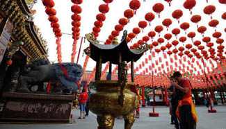 Lantern Festival held in Bangkok to celebrate Chinese Lunar New Year