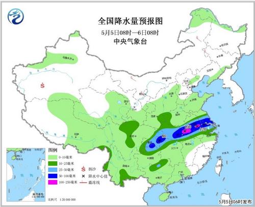 氣象臺發(fā)布暴雨藍色預(yù)警：長江中下游地區(qū)暴雨襲城