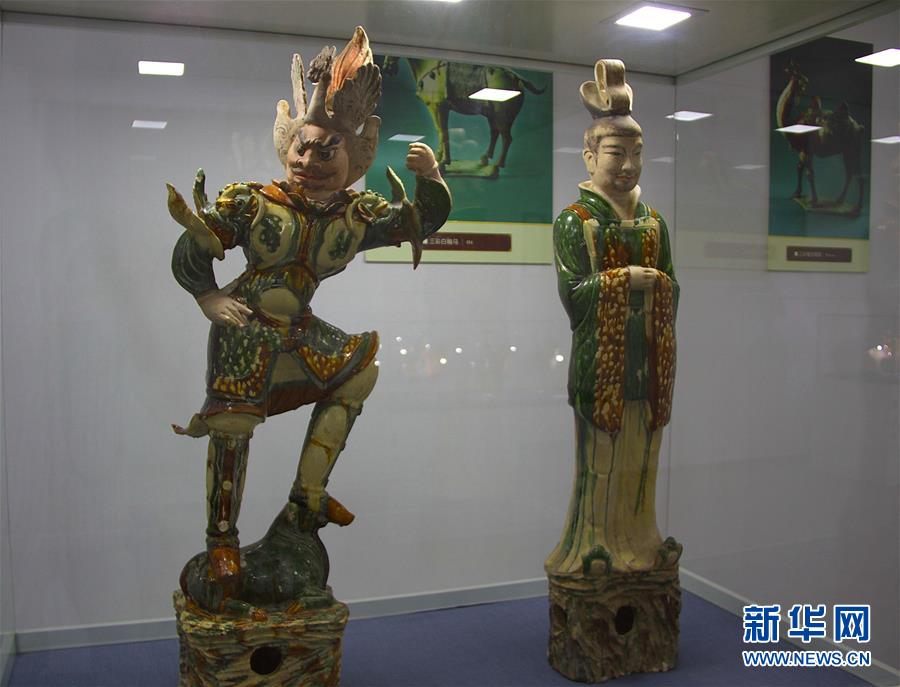 （XHDW·圖文互動(dòng)）（2）唐定遠(yuǎn)將軍安菩夫婦墓出土文物特展亮相塔什干