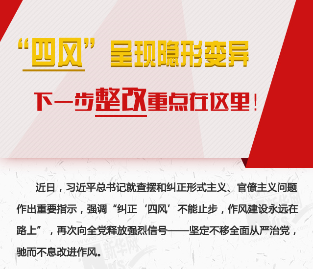 “四風”呈現(xiàn)隱形變異，下一步整改重點在這里！