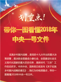 劃重點！帶你一圖看懂2018年中央一號文件